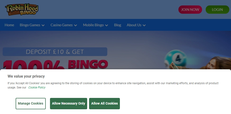 Robin Hood Bingo Casino